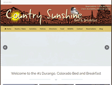 Tablet Screenshot of countrysunshine.com